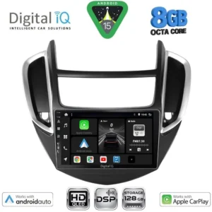 DIGITAL IQ BXF 7080_CPAA (9inc) MULTIMEDIA TABLET for CHEVROLET TRAX mod. 2014-2022