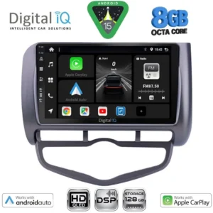 DIGITAL IQ BXF 7210_CPAA A/C (9inc) MULTIMEDIA TABLET for HONDA JAZZ mod. 2002-2008