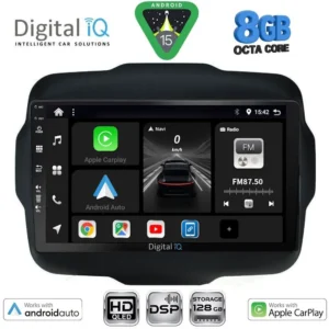 DIGITAL IQ BXF 7290_CPAA (9inc) MULTIMEDIA TABLET for JEEP RENEGADE mod. 2014-2025