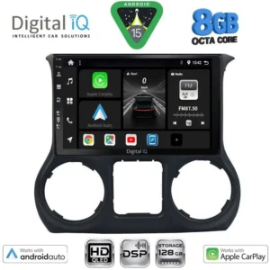DIGITAL IQ BXF 7296_CPAA (10inc) MULTIMEDIA TABLET for JEEP WRANGLER mod. 2014-2017