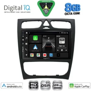 DIGITAL IQ BXF 7402_CPAA (9inc) MULTIMEDIA TABLET for MERCEDES C (W203) mod. 1999-2004