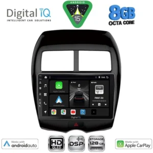 DIGITAL IQ BXF 7430_CPAA (10inc) MULTIMEDIA TABLET for MITSUBISHI ASX mod. 2009-2020 - PEUGEOT 4008 mod. 2012-2018