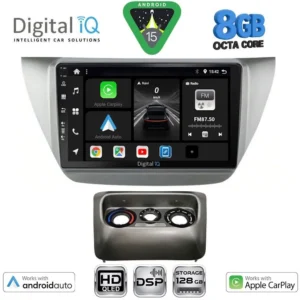 DIGITAL IQ BXF 7433_CPAA (9inc) MULTIMEDIA TABLET for MITSUBISHI LANCER mod. 2000-2007