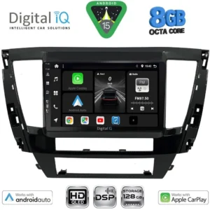 DIGITAL IQ BXF 7447S_CPAA (9inc) MULTIMEDIA TABLET for MITSUBISHI PAJERO SPORT mod. 2020-2026