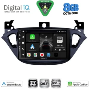 DIGITAL IQ BXF 7486_CPAA (9inc) MULTIMEDIA TABLET for OPEL ADAM - CORSA E mod. 2014-2021