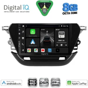 DIGITAL IQ BXF 7487_CPAA (9inc) MULTIMEDIA TABLET for OPEL CORSA F mod. 2019-2024