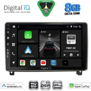DIGITAL IQ BXF 7517_CPAA (9inc) MULTIMEDIA TABLET for PEUGEOT 407 mod. 2004-2011