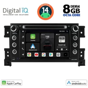DIGITAL IQ BXF 753_CPAA (7" DVD) MULTIMEDIA SYSTEM for SUZUKI GRAND VITARA mod. 2005-2015