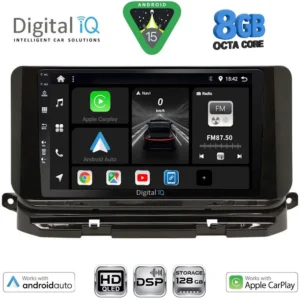 DIGITAL IQ BXF 7598_CPAA (10inc) MULTIMEDIA TABLET for SKODA OCTAVIA 8 mod. 2021-2026
