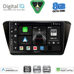 DIGITAL IQ BXF 7604B_CPAA (10inc) MULTIMEDIA TABLET for SKODA SUPERB mod. 2008-2015