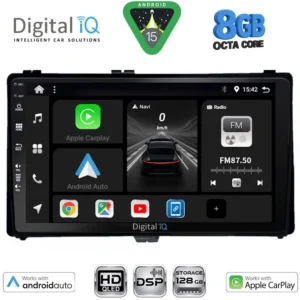 DIGITAL IQ BXF 7703_CPAA (9inc) MULTIMEDIA TABLET for TOYOTA AURIS mod. 2015-2019 – AYGO X mod. 2022-2026 – COROLLA mod. 2017-2019