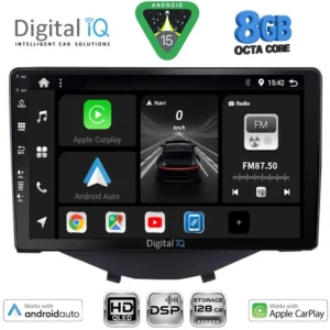 DIGITAL IQ BXF 7715_CPAA CLIMA (9inc) MULTIMEDIA TABLET for CITROEN C1-PEUGEOT 108-TOYOTA AYGO mod. 2014>