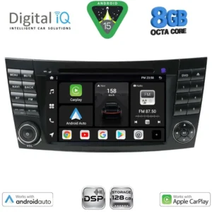 DIGITAL IQ BXF 790_CPAA (7'' DVD) MULTIMEDIA SYSTEM for MERCEDES E (W211) – CLS (W219) mod. 2003-2009