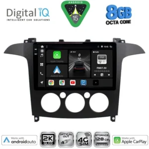 DIGITAL IQ BXK 20175_CPAA A/C (9inc) MULTIMEDIA TABLET for FORD SMAX mod. 2006-2014