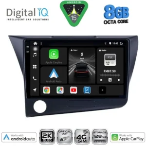 DIGITAL IQ BXK 20203_CPAA (9inc) MULTIMEDIA TABLET for HONDA CRZ mod. 2010-2016