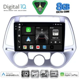 DIGITAL IQ BXK 20227_CPAA A/C (9inc) MULTIMEDIA TABLET for HYUNDAI i20 mod. 2008-2012
