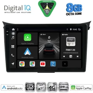 DIGITAL IQ BXK 20232_CPAA (9inc) MULTIMEDIA TABLET for HYUNDAI i30 mod. 2012-2017