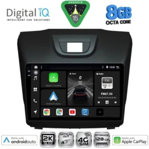 DIGITAL IQ BXK 20255_CPAA (9inc) MULTIMEDIA TABLET for ISUZU DMAX mod. 2012