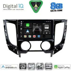 DIGITAL IQ BXK 20437_CPAA A/C (9inc) MULTIMEDIA TABLET for MITSUBISHI L200 mod. 2015 με A/C