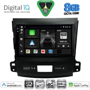 DIGITAL IQ BXK 20442_CPAA (9inc) MULTIMEDIA TABLET for CITROEN C-CROSSER | MITSUBISHI OUTLANDER | PEUGEOT 4007  mod. 2006-2012