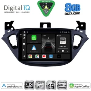 DIGITAL IQ BXK 20486_CPAA (9inc) MULTIMEDIA TABLET for OPEL ADAM - CORSA E mod. 2014-2021