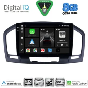 DIGITAL IQ BXK 20491BL_CPAA (9inc) MULTIMEDIA TABLET for OPEL INSIGNIA mod.2008-2013 (BLACK)
