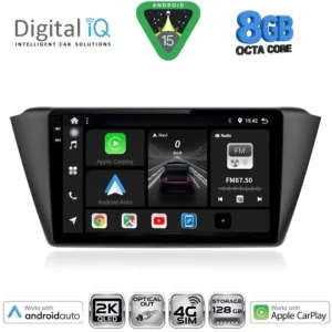 DIGITAL IQ BXK 20582_CPAA (9inc) MULTIMEDIA TABLET for SKODA FABIA mod. 2015