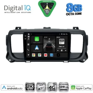 DIGITAL IQ BXK 20729_CPAA (9inc) MULTIMEDIA TABLET for CITROEN JUMPY-SPACETOURER – PEUGEOT EXPERT-TRAVELLER – TOYOTA PROACE mod.2016-2026