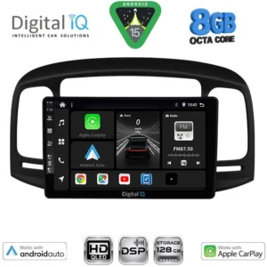 DIGITAL IQ BXF 7249BL_CPAA (9inc) MULTIMEDIA TABLET for HYUNDAI ACCENT mod. 2005-2012 (BLACK)