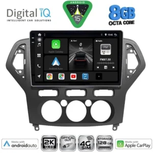 DIGITAL IQ BXK 20162_CPAA A/C (10inc) MULTIMEDIA TABLET for FORD MONDEO mod. 2007-2011