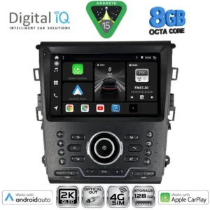 DIGITAL IQ BXK 20164_CPAA CLIMA (9inc) MULTIMEDIA TABLET for FORD MONDEO mod. 2014-2023