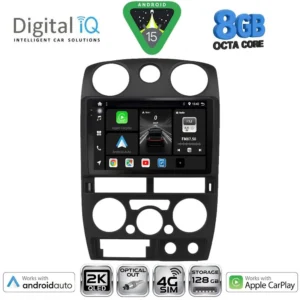 DIGITAL IQ BXK 20254BL_CPAA (9inc) MULTIMEDIA TABLET for ISUZU D-MAX mod. 2008-2012 (BLACK)