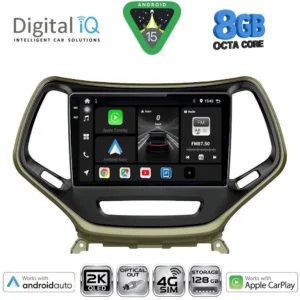 DIGITAL IQ BXK 20273_CPAA (10inc) MULTIMEDIA TABLET for JEEP CHEROKEE mod. 2014-2026