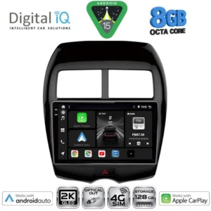 DIGITAL IQ BXK 20430_CPAA (10inc) MULTIMEDIA TABLET for MITSUBISHI ASX mod. 2009-2020 - PEUGEOT 4008 mod. 2012-2018