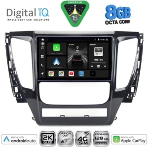 DIGITAL IQ BXK 20447A_CPAA (9inc) MULTIMEDIA TABLET for MITSUBISHI PAJERO mod. 2013-2020