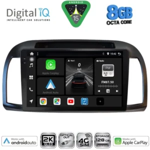 DIGITAL IQ BXK 20457BL_CPAA (9inc) MULTIMEDIA TABLET for NISSAN MICRA K12 mod. 2002-2010 (BLACK)