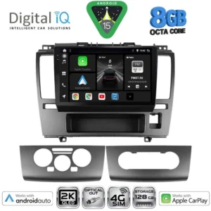 DIGITAL IQ BXK 20465_CPAA (9inc) MULTIMEDIA TABLET for NISSAN TIDA mod. 2004-2013