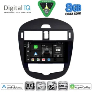 DIGITAL IQ BXK 20470_CPAA CLIMA (9inc) MULTIMEDIA TABLET for NISSAN PULSAR mod. 2014-2020