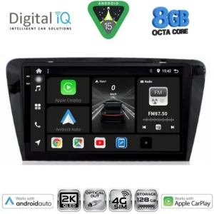 DIGITAL IQ BXK 20597_CPAA (10inc) MULTIMEDIA TABLET for SKODA OCTAVIA 7 mod. 2013-2021