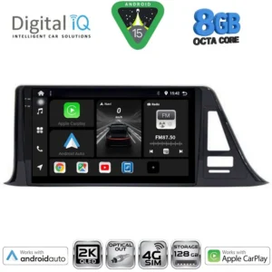 DIGITAL IQ BXK 20709_CPAA (9inc) MULTIMEDIA TABLET for TOYOTA CH-R mod. 2017-2023