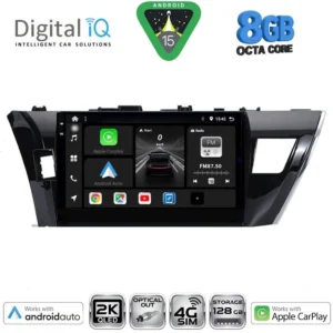 DIGITAL IQ BXK 20714_CPAA (10inc) MULTIMEDIA TABLET for TOYOTA COROLLA mod. 2013-2016