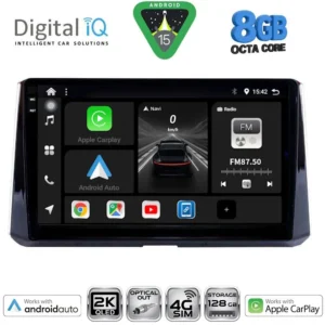 DIGITAL IQ BXK 20716_CPAA (10inc) MULTIMEDIA TABLET for TOYOTA COROLLA mod. 2019-2026