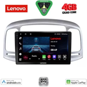 LENOVO LVE 8249SL_CPAA (9inc) MULTIMEDIA TABLET for HYUNDAI ACCENT mod. 2005-2012 (SILVER)