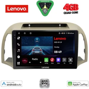 LENOVO LVE 8457BG_CPAA (9inc) MULTIMEDIA TABLET for NISSAN MICRA K12 mod. 2002-2010 (BEIGE)