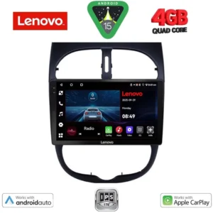 LENOVO LVE 8506_CPAA (9inc) MULTIMEDIA TABLET for PEUGEOT 206 mod. 1998-2006