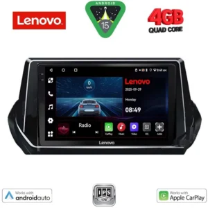 LENOVO LVE 8509_CPAA (9inc) MULTIMEDIA TABLET for PEUGEOT 208 - 2008 mod. 2021-2026