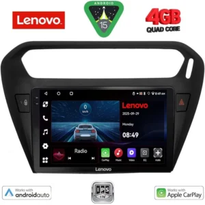 LENOVO LVE 8511BL_CPAA (9inc) MULTIMEDIA TABLET for CITROEN ELYSEE – PEUGEOT 301 mod. 2013 (BLACK)