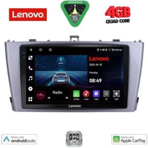 LENOVO LVE 8705SL_CPAA (9inc) MULTIMEDIA TABLET for TOYOTA AVENSIS (T27) mod. 2009-2015 (SILVER)