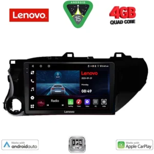 LENOVO LVE 8721_CPAA (10inc) MULTIMEDIA TABLET for TOYOTA HILUX mod. 2017-2026