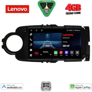 LENOVO LVE 8737BL_CPAA (9inc) MULTIMEDIA TABLET for TOYOTA YARIS mod. 2011-2015 (BLACK)